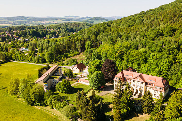 Luftbildaufnahme Kureinrichtung